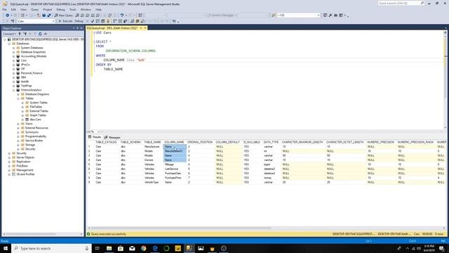 SQL Tips: Column Search смотреть онлайн