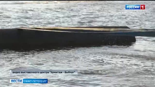 Под Выборгом достали из воды уникальные гранитные колонны