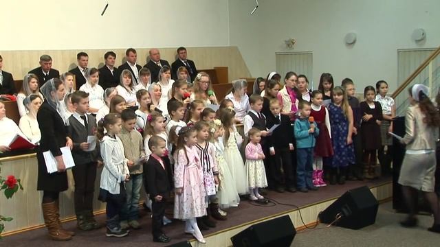 Пасхальное выступление детей. ц. Откровение 31.03.13 смотреть онлайн