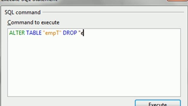 ALTER DROP DDL Command in OpenOffice Base | DATABASE DEVELOPMENT | Class X CBSE | IT 402 смотреть онлайн