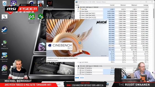 AMD Ryzen 7000X3D & MAG X670E TOMAHAWK WIFI