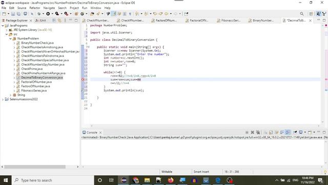 Java Programs:12.Decimal to Binary Conversion смотреть онлайн