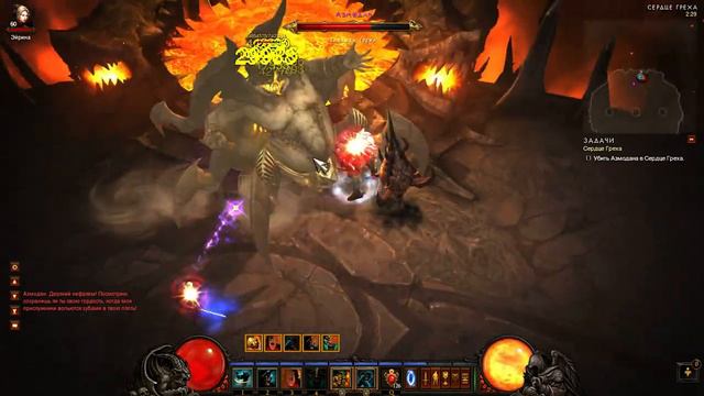 Diablo III Варвар Азмодан Торнадо билд Инферно 2012 09 03 смотреть онлайн