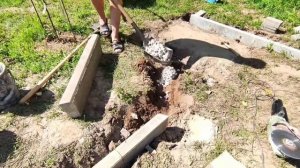 БРУСЧАТКА ПОД КАРКАСНЫЙ БАССЕЙН