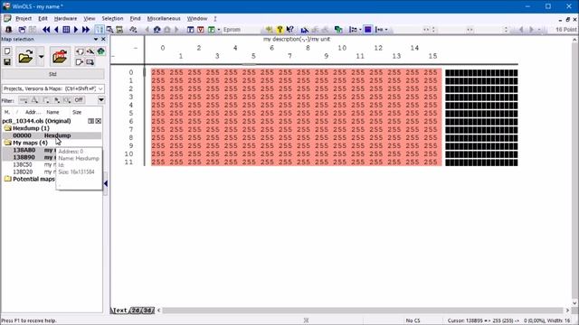 WinOLS Copy Map Properties