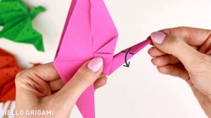 Оригами Дракон из бумаги машущий крыльями | Origami Flapping Paper Dragon