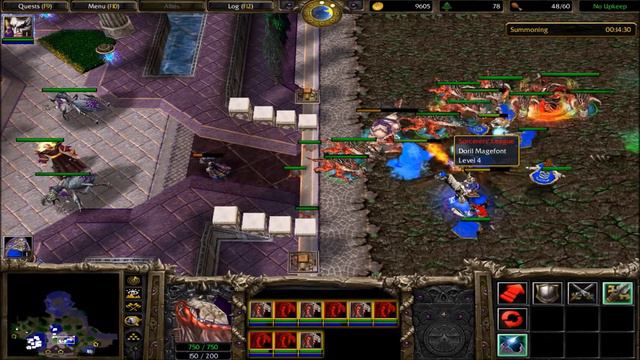 Warcraft 3: Arthas Campaign - Undead. EP 03 - Return of the Burning Legion смотреть онлайн