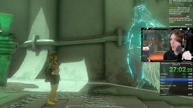 Tears of the Kingdom FREDRICK % Speedrun Stream #4! YAHAHA! || SUB 50 TODAY. смотреть онлайн