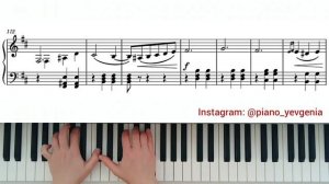 ВАЛЬС ЦВЕТОВ (из балета "Щелкунчик") П.И.Чайковский НА ПИАНИНО С НОТ