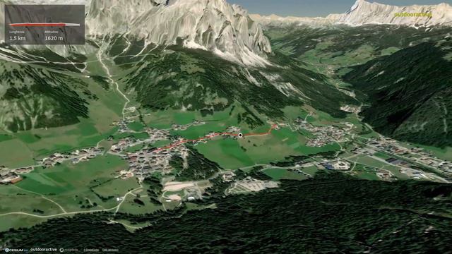 Percorso urbano in Alto Adige: Da Colfosco a Pescosta, lungo la via più panoramica dell'Alta Badia смотреть онлайн