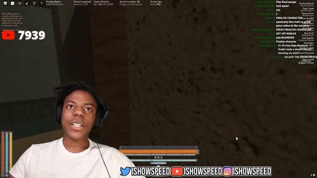 [Deepwoken Roblox] ISHOWSPEED PLAYS DEEPWOKEN AND RAGEQUITS