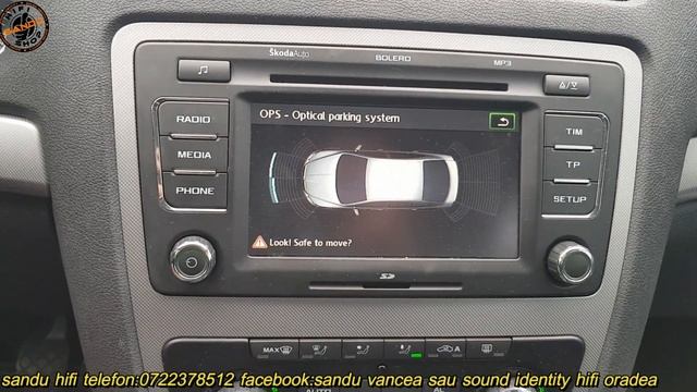 SKODA OCTAVIA 3 SENZORI PARCARE AFISARE IN APARATUL ORIGINAL SENZORI LOOK OEM