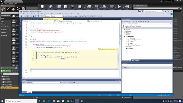 Unreal Tutorial : Creating a Blueprint Function Library in C++ смотреть онлайн