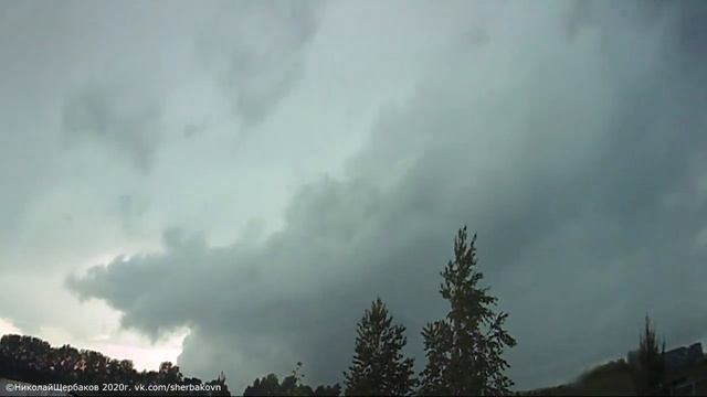 Развитие кучево-дождевых облаков Development of a cumulonimbus cloud смотреть онлайн