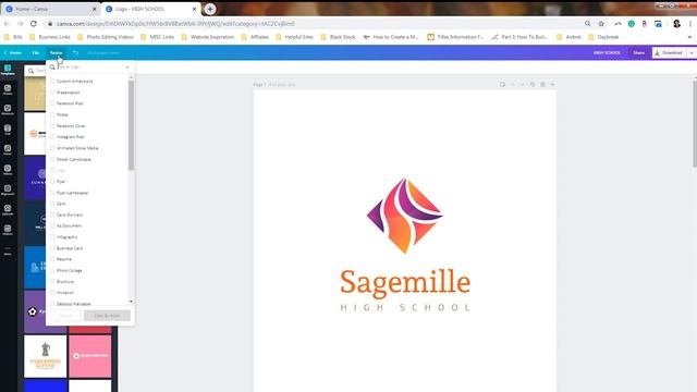 How to Make a Logo for FREE | Canva Tutorial смотреть онлайн