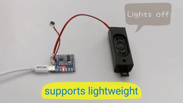 Hi-Link new AI intelligent offline voice recognition module HLK-V20 IOT module voice control смотреть онлайн