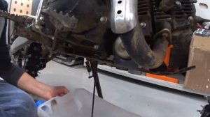 Замена МАСЛА на ПИТБАЙКЕ