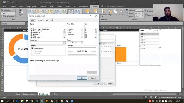 4. Adding Custom Slicers - Expenses Management Dashboard in Excel смотреть онлайн