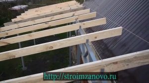 Обрешётка под поликарбонат
