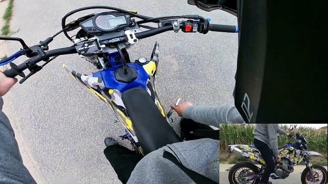 How to start a big four stroke, decompression lever. смотреть онлайн