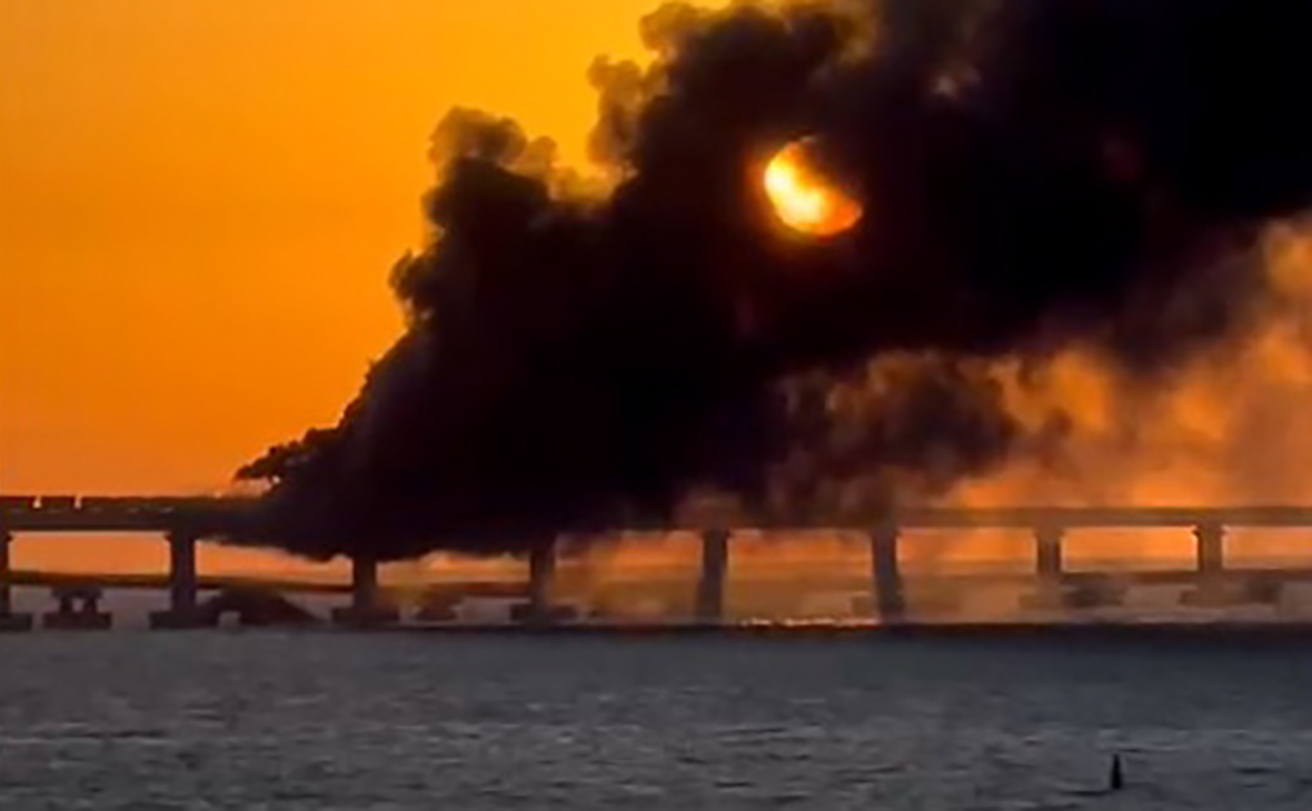 Взрыв на Крымском мосту смотреть онлайн
