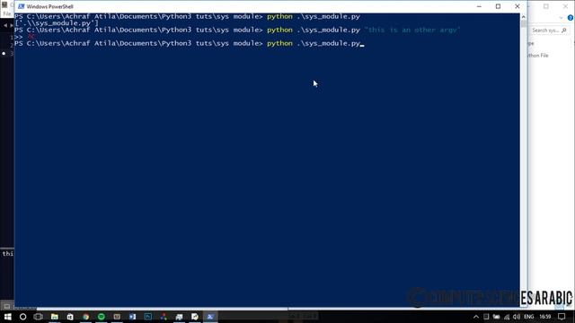 دورة البرمجة بلغة Python الدرس 24 : SYS Module смотреть онлайн