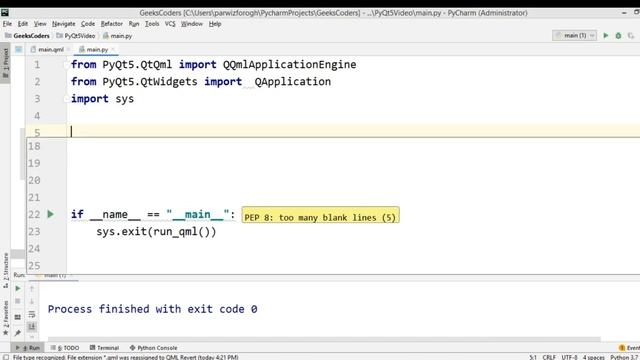 PyQt5 Tutorial - Working with QML and QtQuick in PyQt смотреть онлайн
