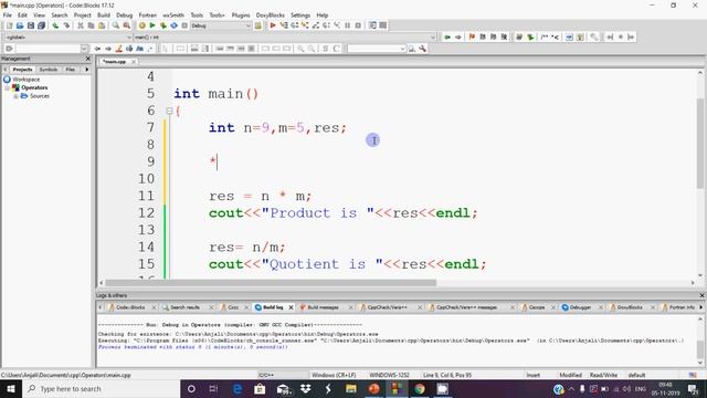 Binary Operators Arithmetic Operators in C++ | #objectoriented #programming смотреть онлайн