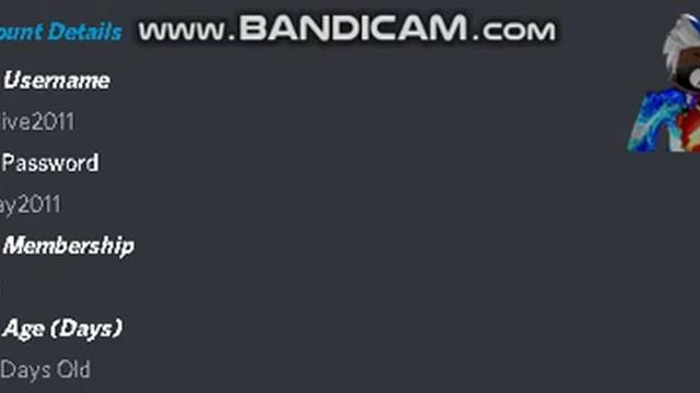 FREE ROBLOX DUMP ACCOUNTS +GEN! DISCORD 2019 READ DESC смотреть онлайн