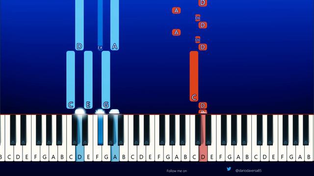 Talking Tom Sky Run - Theme Song (Piano Tutorial) смотреть онлайн