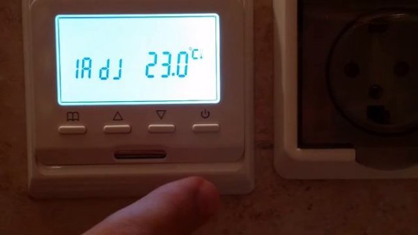 Как пользоваться терморегулятором Е51 /Operation thermostat E51