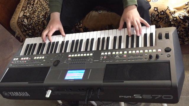 "Hello" — Lionel Richie (Yamaha PSR-S670) смотреть онлайн