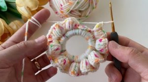 Резиночка для волос крючком???