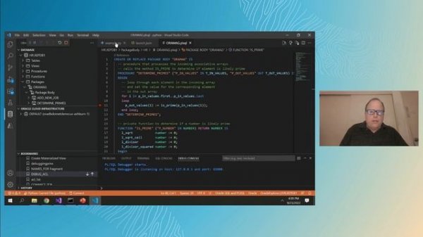 Pl/SQL debugging with visual studio and visual studio code | CloudWorld 2022