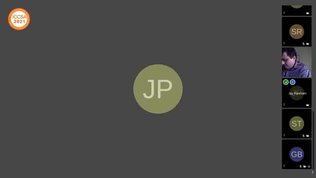 ICCSA 2021 14th Sept Session Afternoon B