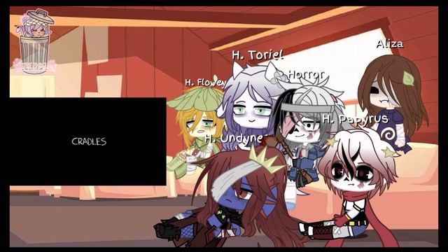 Horrortale reacts to Horror Sans || Gacha Club || Gore Warning! смотреть онлайн