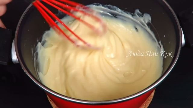 ЗАВАРНОЙ МАСЛЯНЫЙ КРЕМ для тортов, пирожных, рулетов, десертов Крем Муслин Люда Изи Кук выпечка кре