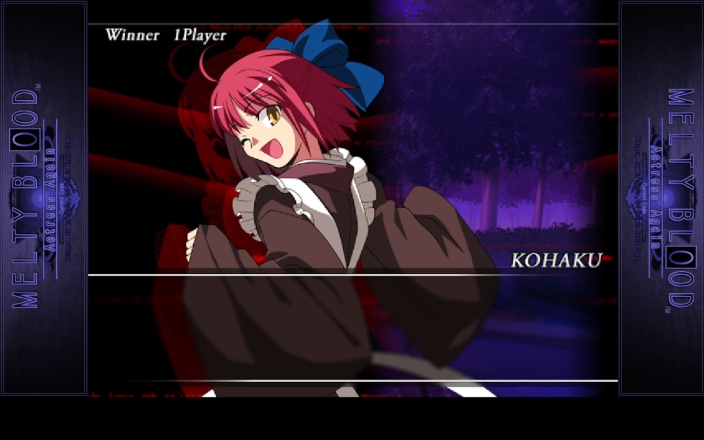 MELTY BLOOD Actress Again Current Code.Kohaku vs Tohno Akiha [琥珀VS遠野秋葉] смотреть онлайн