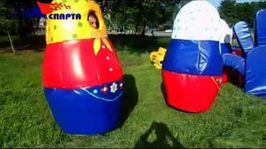 Эстафета матрёшки jestafeta matrjoshki
