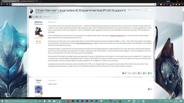 Warframe - Chat Broken / Not Connected FIXED! смотреть онлайн