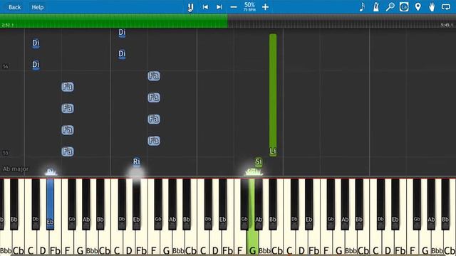 Undertale Battle against a true Hero piano 50% both hands смотреть онлайн