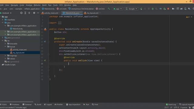 Lecture 24, What is Layout Inflater in android in Urdu смотреть онлайн