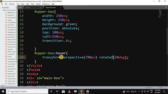 transform in css in hindi | transform 3D in css | css perspective | CSS3 tutorial in hindi - 14 #cs смотреть онлайн