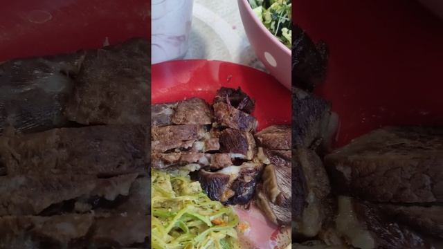 крестьянский завтрак #длясвоих #коза #крестьянскаяеда