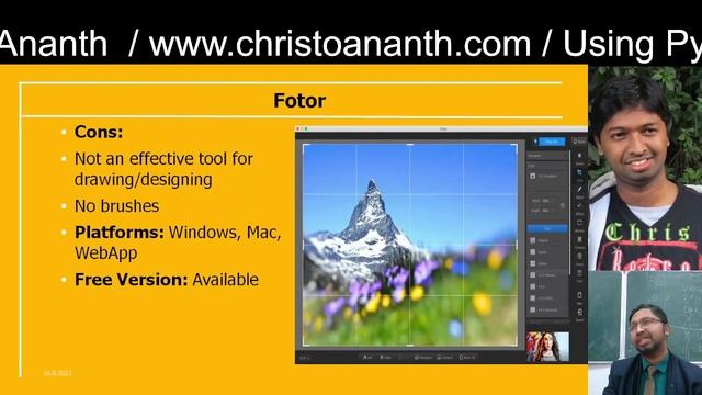 Christo Ananth - Image Editing Tools, Audio Editing - Using Python in Multimedia and Gaming Machine смотреть онлайн