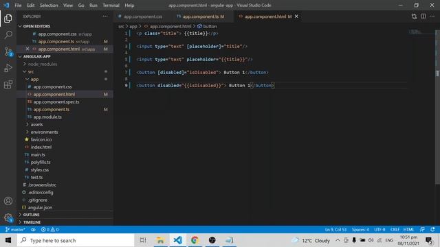 Part 3 - Data Binding | Two way Binding using ngModel - Angular 12 смотреть онлайн
