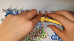 Фреска "Котёнок" из резинок Rainbow Loom.Урок № 60