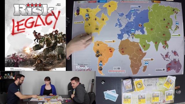 Let's Play Risk Legacy A Board Game Playthrough - Game 4 смотреть онлайн