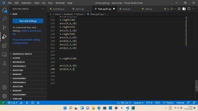 ??? || How to draw A tree Using python.... || Turtle #python смотреть онлайн