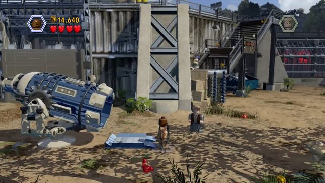 LEGO Jurassic World Walkthrough - Raptor Research Area (1080p60HD) смотреть онлайн